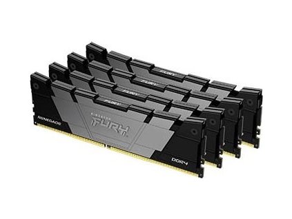 KINGSTON DIMM DDR4 128GB(Kit of 4) 3200MT/s CL16 FURY Renegade Black