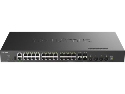 D-Link DXS-3410-32SY/E 10G Layer 3 Stackable Managed Switch, 24x 10GBASE-T, 4*10G SFP+, 4x 25G SFP28