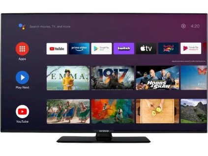 Orava 65" TV, 4K UHD 3840 x 2160, Android 11, Smart, LED, WiFi, Bluetooth, Netflix, Dolby Vision Atmos