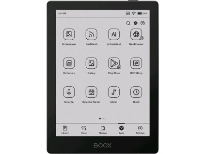 E-book ONYX BOOX GO 6, 6" Carta 1300, 32GB, Bluetooth, Android 11, E-ink displej