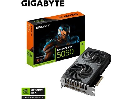 GIGABYTE VGA NVIDIA GeForce RTX 5060 WINDFORCE OC 8G, 8G GDDR7, 3xDP, 1xHDMI