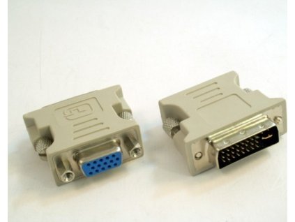 redukcia z DVIA 24pin samec na VGA 15pin HD samica, CABLEXPERT