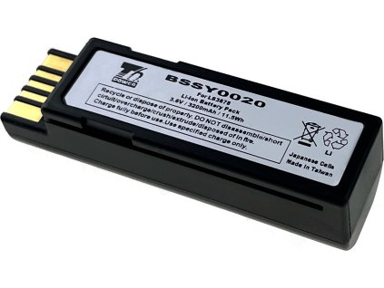 Baterie T6 Power Zebra LI3600, LI3608, LI3678, DS3600, DS3608, DS3678, 3200mAh, 11,5Wh, Li-ion
