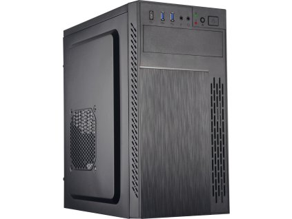 EUROCASE skříň ML M6-505B, Midi Tower, 2x USB 3.0, 2x audio, bez zdroje