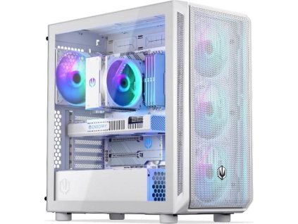 Endorfy skříň Arx 700 ARGB / ATX / 4x 140 ARGB fan (až 8 fans) / 2x USB / USB-C / mesh p. / tvrzené sklo / bílá