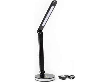 Platinet stolní LED lampa 12W stmívatelná, dotykové ovládání, USB port, černá