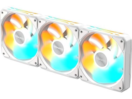 GIGABYTE ventilátor EZ CHAIN RVS FAN 3-PACK, 3x120mm, bílá