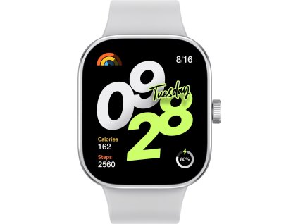 Xiaomi Redmi Watch 4/Silver/Sport Band/White