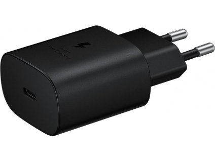 Cestovná nabíjačka Samsung EP-TA800XBE, rýchle nabíjanie 25 W, kábel USB-C, čierna
