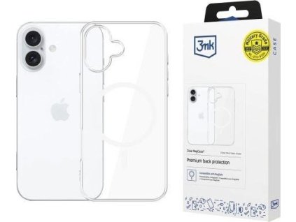 3mk ochranný kryt Clear MagCase pro Apple iPhone 17