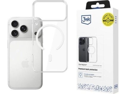 3mk ochranný kryt Clear MagCase pro Apple iPhone 17 Pro