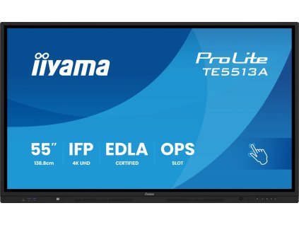 55" iiyama TE5513A-B1AG:IPS,4K,40P,EDLA