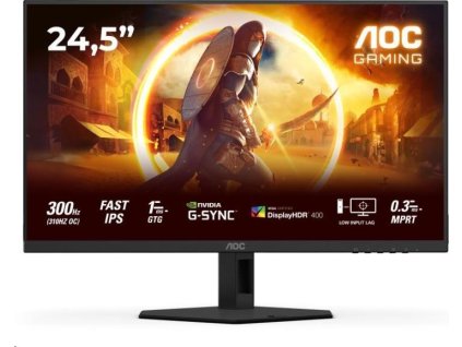 AOC MT 24,5" 25G4SRE - 1920x1080,Fast IPS,300Hz (OC 310Hz),2xHDMI,1xDP