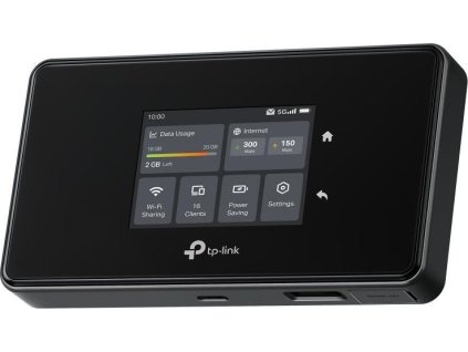TP-Link M8550 přenosný WiFi6E router (AXE3600, 5G/4G LTE,2,4GHz/5GHz/6GHz,1xGbE,1xUSB-C,1xnanoSIM,1xmicroSD)