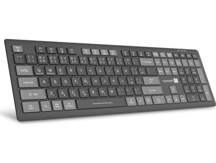 CONNECT IT kancelářská klávesnice MultiDevice, Bezdrátová, CZ + SK, šedá