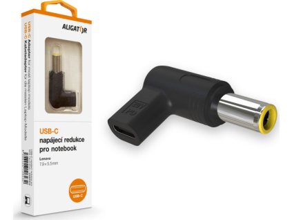 Aligator USB-C napájecí redukce 7,9 x 5,5 mm pro notebooky Lenovo