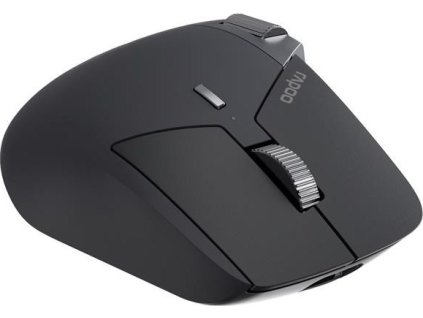 RAPOO myš MT760L Multi-mode, Bezdrátová, Optická, Šedo-Černá