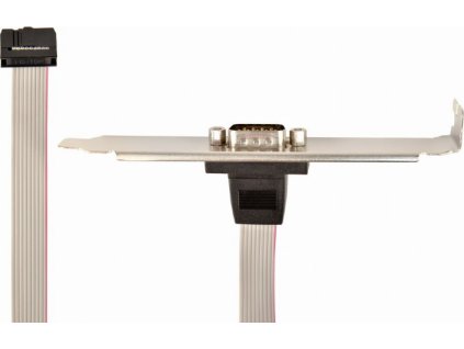 Gembird DB9 serial port receptacle on bracket