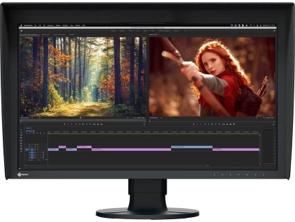 EIZO MT 27" CG2700X ColorEdge, IPS, 3840x2160, 10-bit, 500nit, 1450:1, 13ms, USB-C, DP, HDMI, USB, LAN, autokalibrace