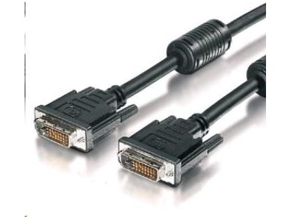 PREMIUMCORD Prepojovací kábel DVI - DVI 3 m (DVI-D, M/M, dual link)