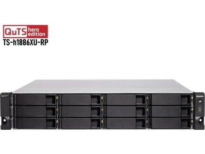QNAP TS-h1886XU-RP-R2-D1622-32G (4C/XeonD-1622/3,2GHz/32GBRAM/18xSATA/4x2,5GbE/2xSFP+/2xUSB3.2/4xPCIe/RP)