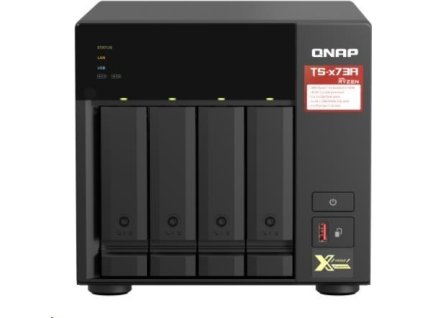 QNAP TS-473A-8G (4C/Ryzen V1500B/2,2GHz/8GBRAM/4xSATA/2xM.2/2x2,5GbE/3xUSB3.2/2xPCIe)