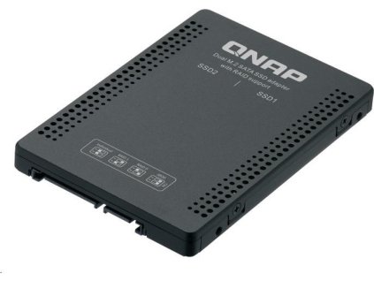 QNAP QDA-A2MAR diskový adaptér 2x M.2 SATA na 2,5" SATA