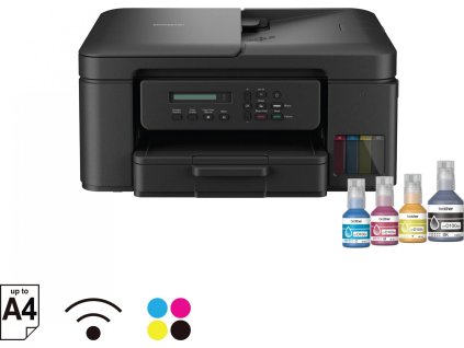 BROTHER multifunkce inkoustová DCP-T730DW - A4 128MB 2400x600 16ppm ADF USB 2.0. WIFI - INKTANK