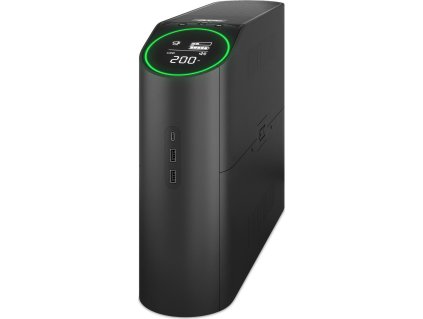 APC Back-UPS Pro Gaming 2200VA, 6 Outlets, AVR, LCD Interface (1320W), 4x Schuko, 2x IEC C13, černá (Midnight)