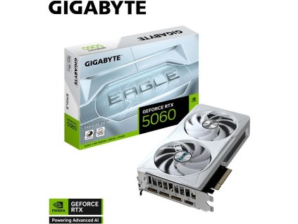 GIGABYTE VGA NVIDIA GeForce RTX 5060 EAGLE ICE OC 8G, 8G GDDR7, 3xDP, 1xHDMI