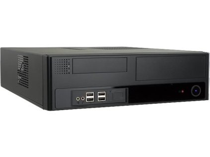 IN WIN skříň BL641,SFF, 300W 80+ Bronze EUP / 4 x USB/ HD audio/ Partition Plate/ Dust Filter, Black