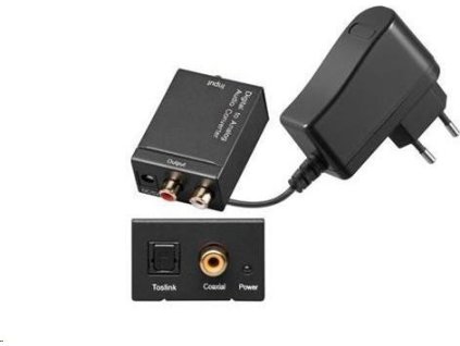 PREMIUMCORD Prevodník z digitálneho SPDIF a optického Toslinku na 2x CINCH