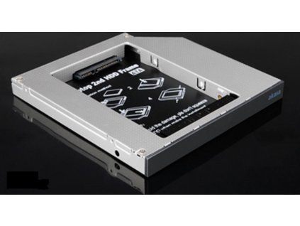 AKASA HDD box N.Stor S12, 2.5" SATA HDD/SSD v šachte pre optickú jednotku SATA (výška HDD do 13 mm)