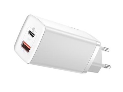 Baseus CCGAN2L-B02 GaN2 Lite Quick Nabíječka USB + USB-C 65W White