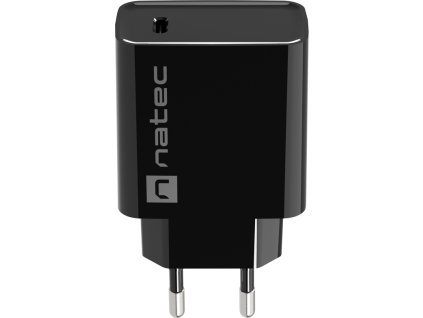 Universální nabíječka Natec RIBERA 20W 1X USB-C, černá