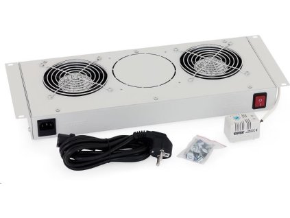 TRITON Ventilačná jednotka spodná (horná) pre RBA-A6, RUA-1V-230V/15W termostat, sivá
