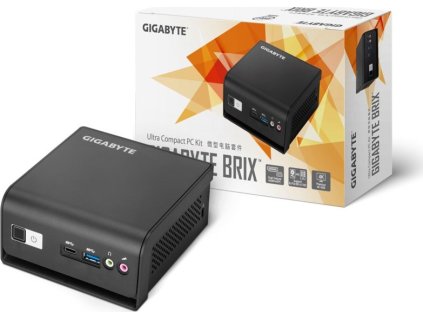 GIGABYTE BRIX GB-BMCE-4500C Bez ventilátora, Intel Celeron N4500, 1xSO-DIMM DDR4, WiFi