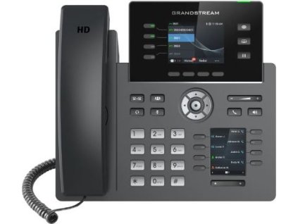 Grandstream GRP2614 [telefón VoIP - 4x účet SIP, HD audio, 24 prog.tl+4 predvoľby, 2xLAN 1Gbps, WiFi, Bluetooth, PoE]