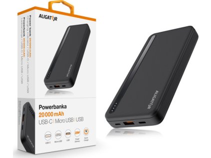 ALIGATOR PBAL2050 20 000mAh 20W černá