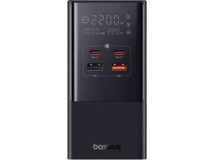 Nabíjecí stanice Baseus PowerCombo Tower 100W EU černá