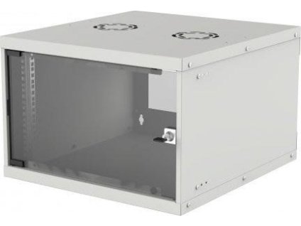 Intellinet 19" rack BASIC 6U/400 mm, sivý, rozložený flatpack