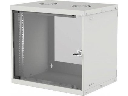 Intellinet 19" rack BASIC 9U/400 mm, sivý, rozložený flatpack