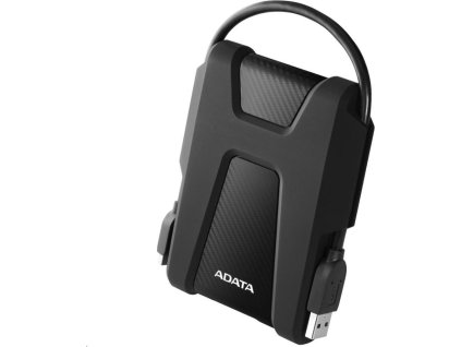 Externý pevný disk ADATA 1TB 2,5" USB 3.1 AHD680, čierna (guma, odolná voči nárazom)