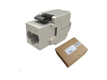 Solarix MULTIPACK 24 ks - 10G keystone CAT6A STP samorezný SXKJ-10G-STP-BK-SA