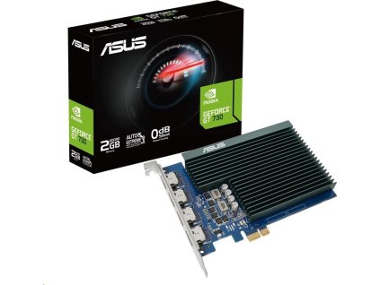 ASUS VGA NVIDIA GeForce GT 730, GT 730, 2 GB GDDR5, 4xHDMI