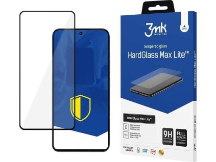 3mk tvrzené sklo HardGlass Max Lite Black pro Apple iPhone 15 Pro