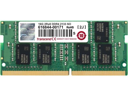 SODIMM DDR4 16GB 2133MHz TRANSCEND 2Rx8 CL15 RETAIL