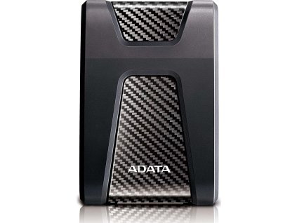 Externý pevný disk ADATA 1TB 2,5" USB 3.1 DashDrive Durable HD650, čierny (gumový, odolný voči nárazom)