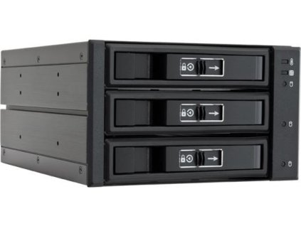 CHIEFTEC SATA/SAS Backplane CBP-2131SAS, 2 x 5.25" pozície pre 3 pevné disky SAS/S-ATA, Hot-Swap, celohliníkové