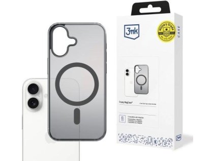 3mk ochranný kryt Frosty MagCase Black pro Apple iPhone 17